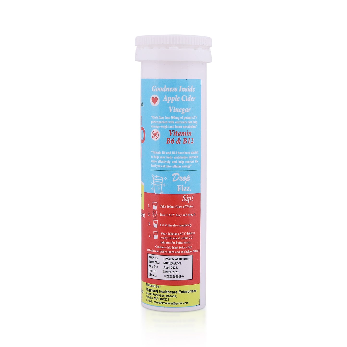 Advance Keto Slim with 500Mg ACV - 20 Tablets