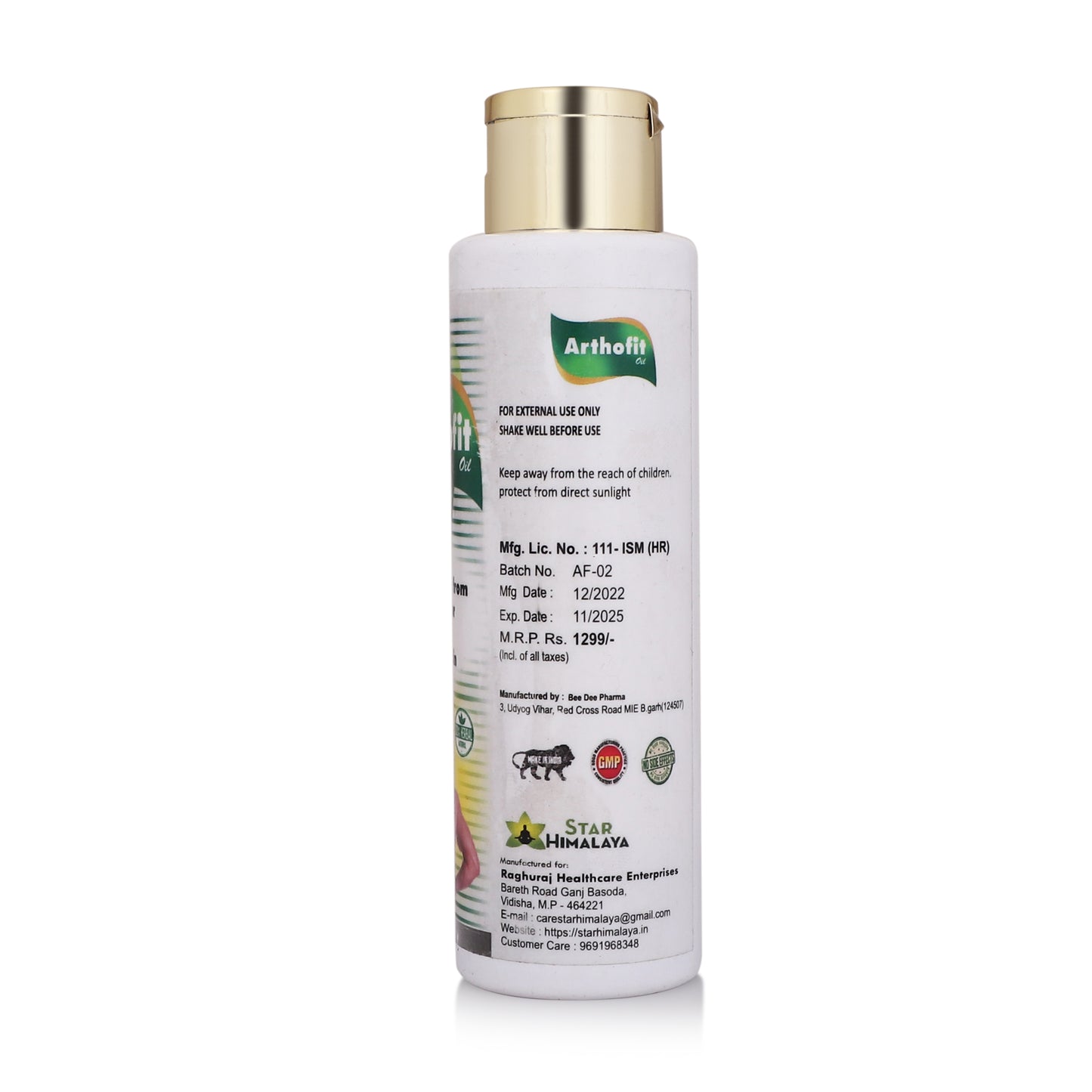 Orthofit Oil Fast Relief From Muscular & Joint Pain - 100ml