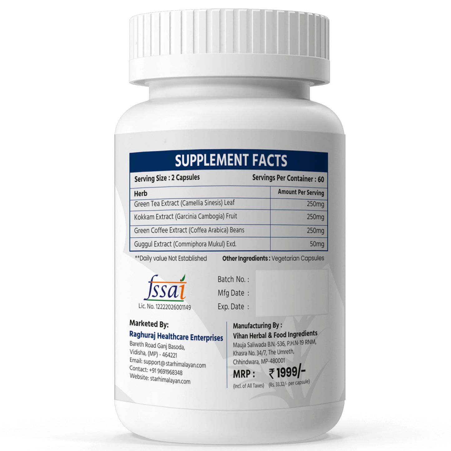Advance Slimming Complex - Keto Slim Capsule with Shape & Slim Oil (Buy 2 Keto Get 1 Oil Free)