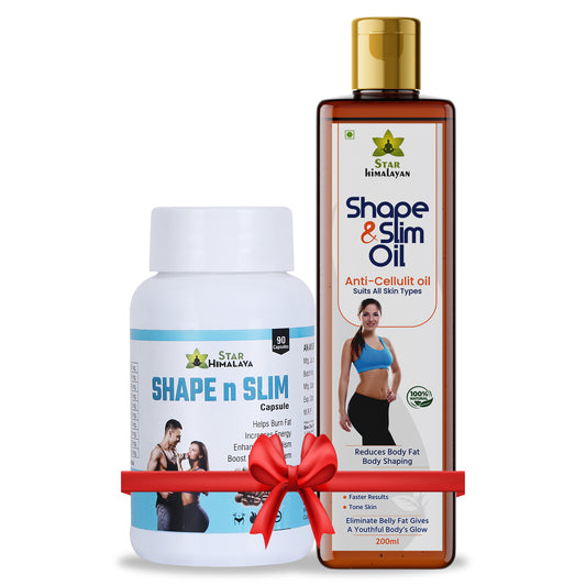 Shape & Slim Fat Burner - Capsule+Oil (Buy 1 Get 1 Free) @1199