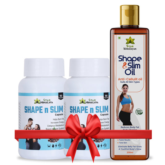 Shape & Slim Fat Burner - Capsule+Oil (Buy 2 Get 1 Free) @1799