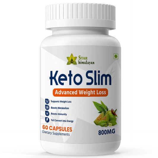 Keto Slim Advanced Weight Loss 800mg - 60 Capsules