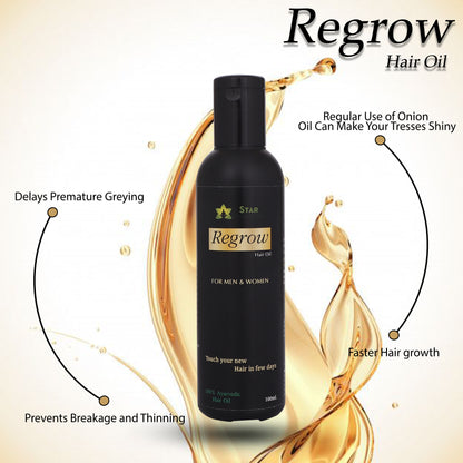 Regrow Hair Oil for Men & Women - 100ml