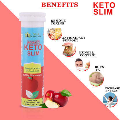 Advance Keto Slim with 500Mg ACV - 20 Tablets